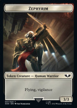 Load image into Gallery viewer, Soldier (002) // Zephyrim Double-sided Token (Surge Foil) [Universes Beyond: Warhammer 40,000 Tokens]
