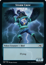 Load image into Gallery viewer, Teddy Bear // Storm Crow Double-sided Token [Unfinity Tokens]
