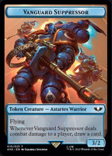 Load image into Gallery viewer, Soldier (004) // Vanguard Suppressor Double-sided Token (Surge Foil) [Universes Beyond: Warhammer 40,000 Tokens]
