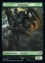 Load image into Gallery viewer, Tyranid (017) // Tyranid (018) Double-sided Token (Surge Foil) [Universes Beyond: Warhammer 40,000 Tokens]
