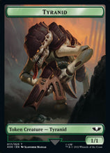 Load image into Gallery viewer, Tyranid (017) // Tyranid Warrior Double-sided Token (Surge Foil) [Universes Beyond: Warhammer 40,000 Tokens]

