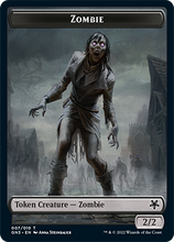 Load image into Gallery viewer, Zombie // Human Soldier Double-sided Token [Game Night: Free-for-All]
