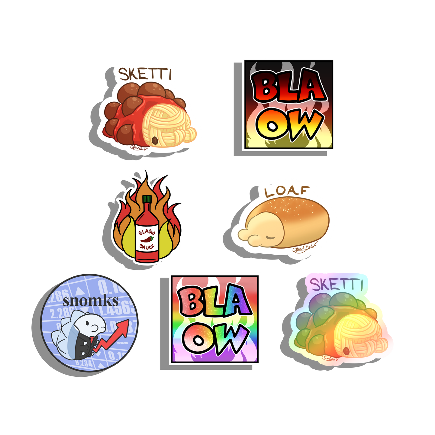 BLAOW Special - Super Mega Ultra Premium Deluxe Edition Sticker Pack (add-on)